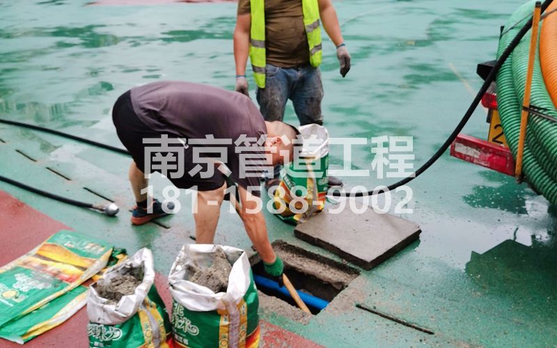 218桦墅村管道清淤